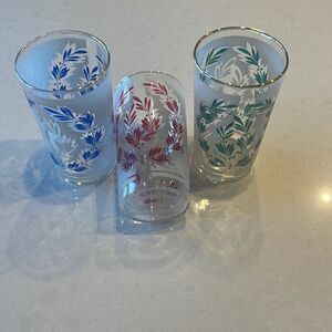 MCM vintage barware, 3 sold in set, fun for you vintage bar set-up.